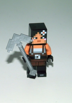 LEGO Minecraft Figure brown Pixelated